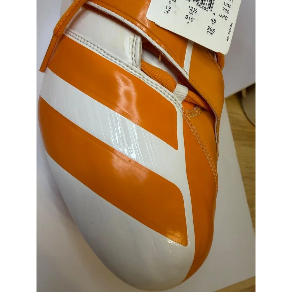 Adidas Malice Fly Cleats Football Size 13 Orange & White